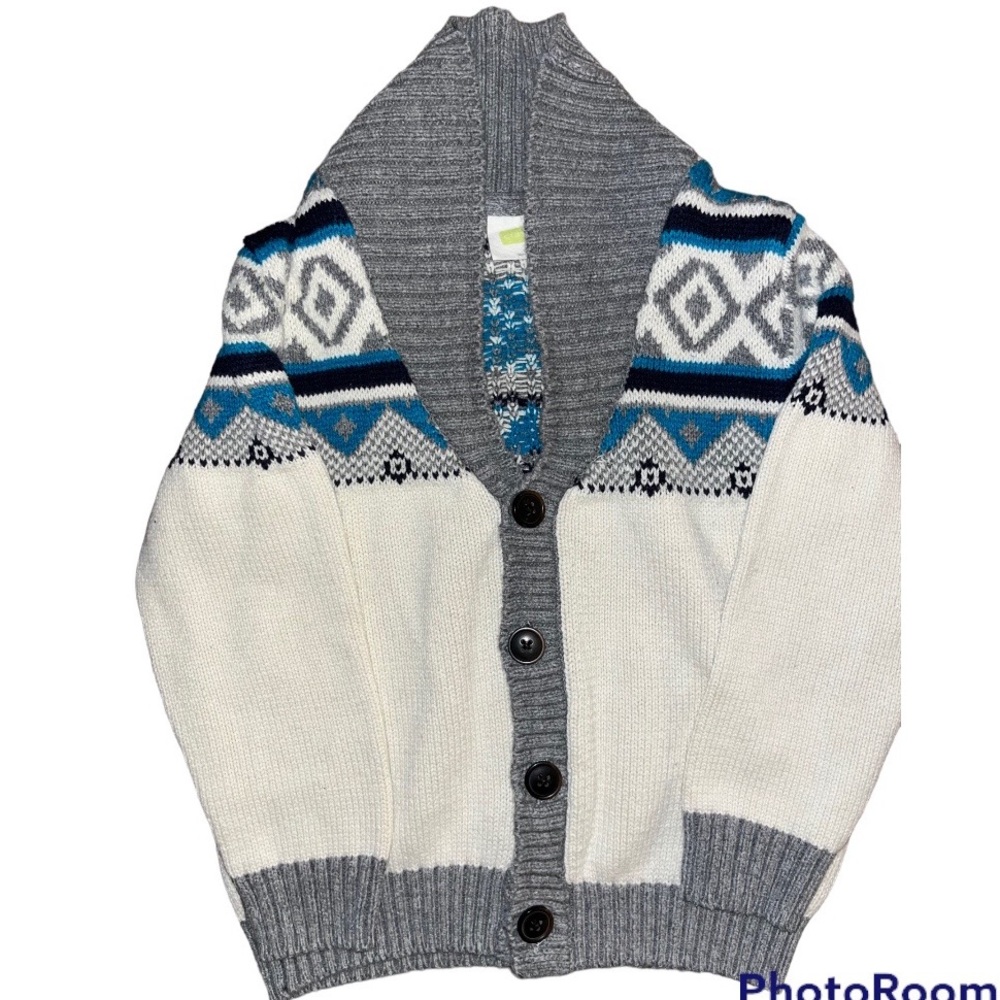 Boys 3T Crazy 8 button up sweater!